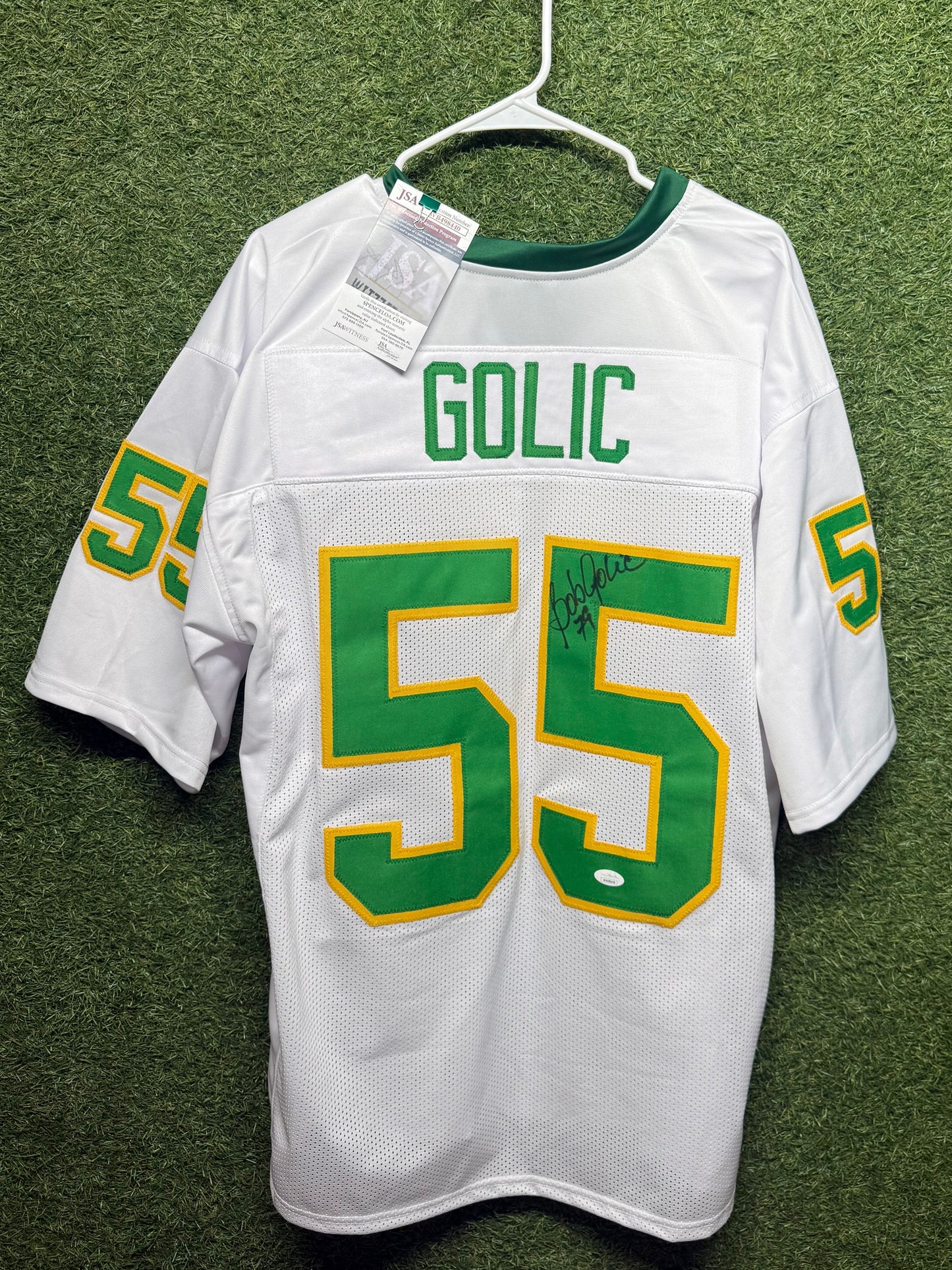 Bob Golic Autographed Notre Dame jersey