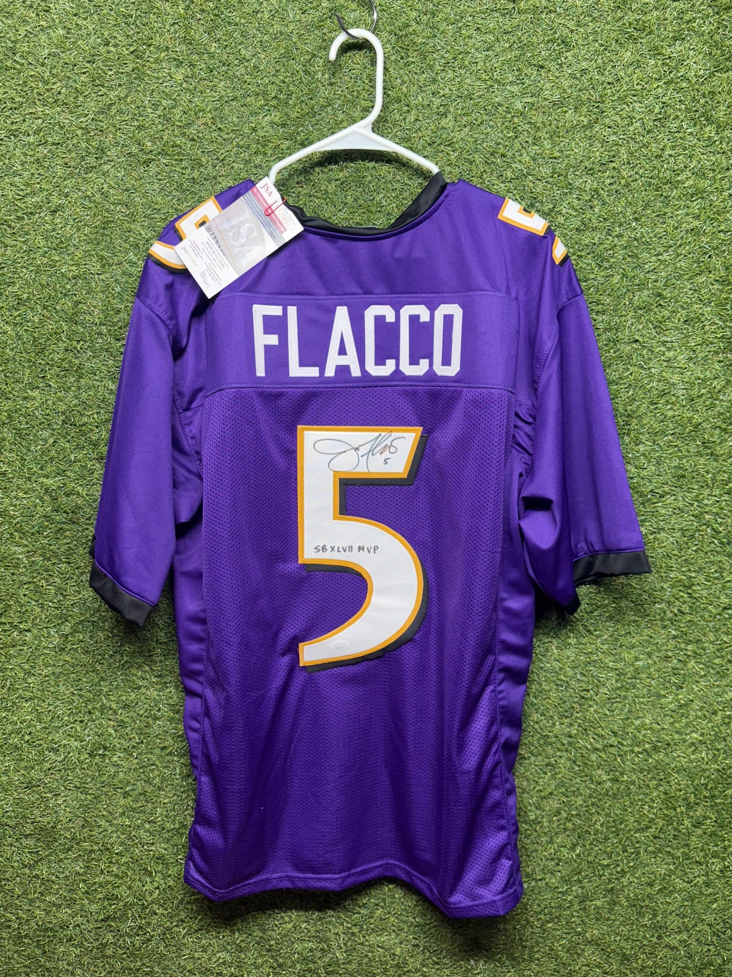 Autographed Joe Flacco Baltimore Ravens Jersey