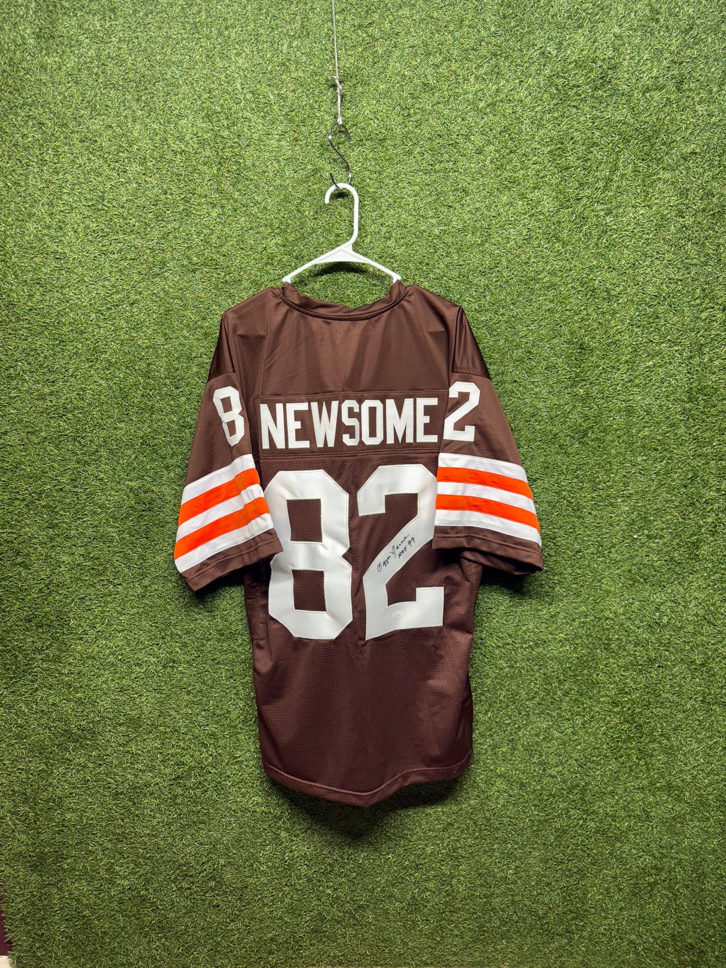 Ozzie Newsome Autographed Browns Jersey