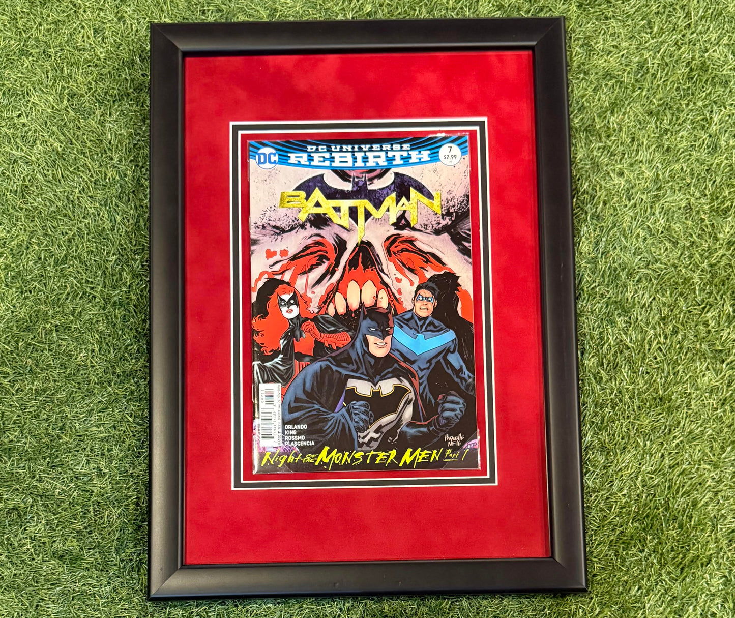 Night of the Monster Men Part 1 Batman Framed Comic