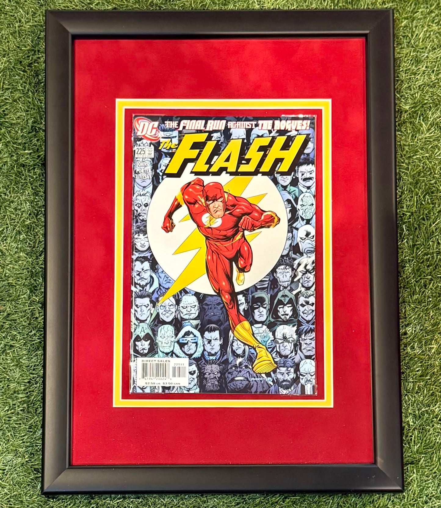 The Flash Framed Comic