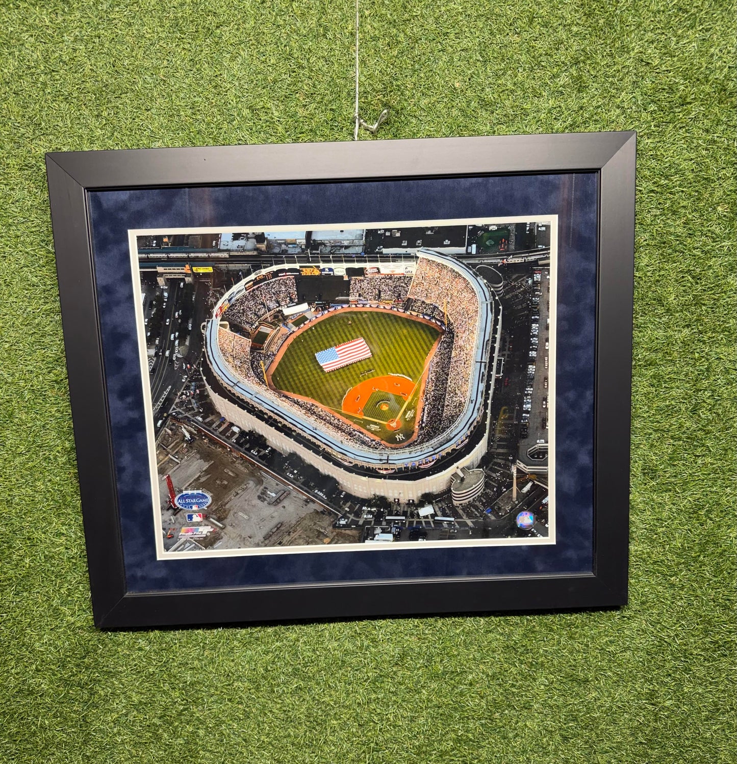 Yankee Stadium custom frame 20x24