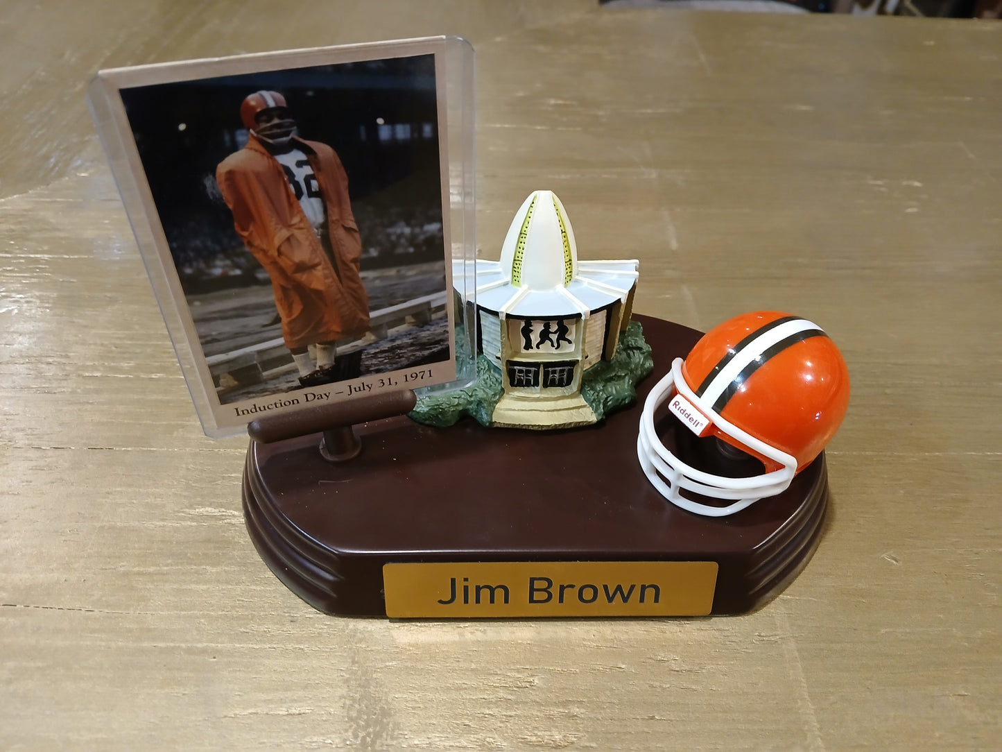 Jim Brown Hall of Fame Desk Topper