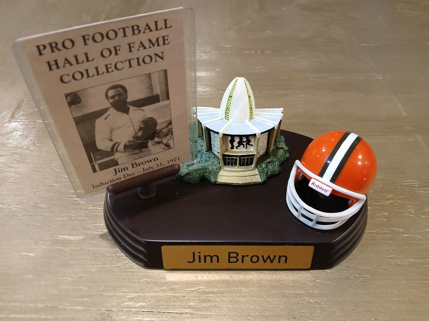 Jim Brown Hall of Fame Desk Topper