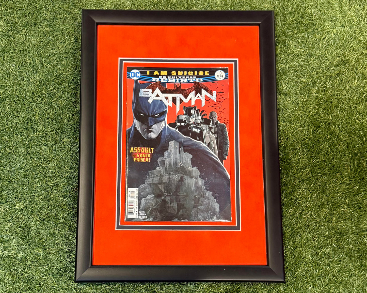 Batman Assault On Santa Prisca Framed Comic