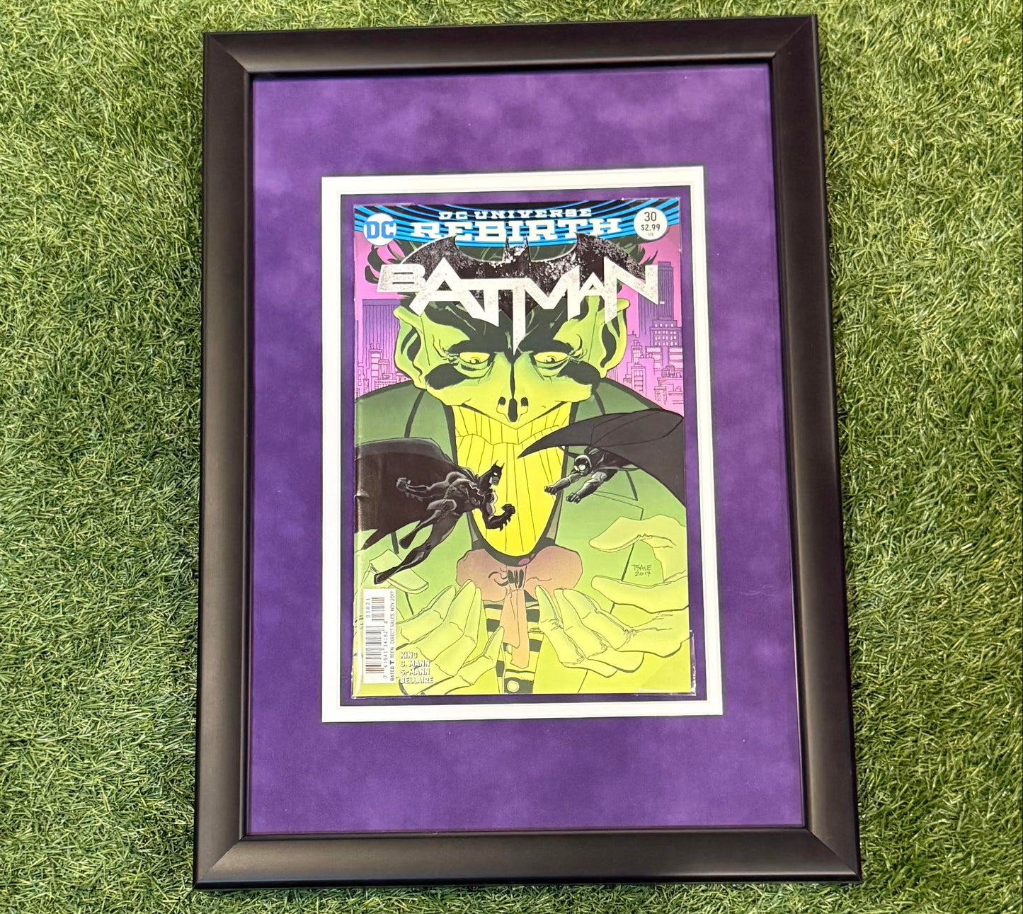 Batman and The Joker Framed Comic