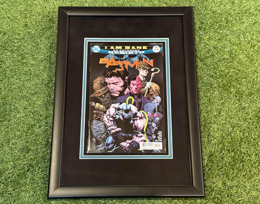Batman Villains Framed Comic