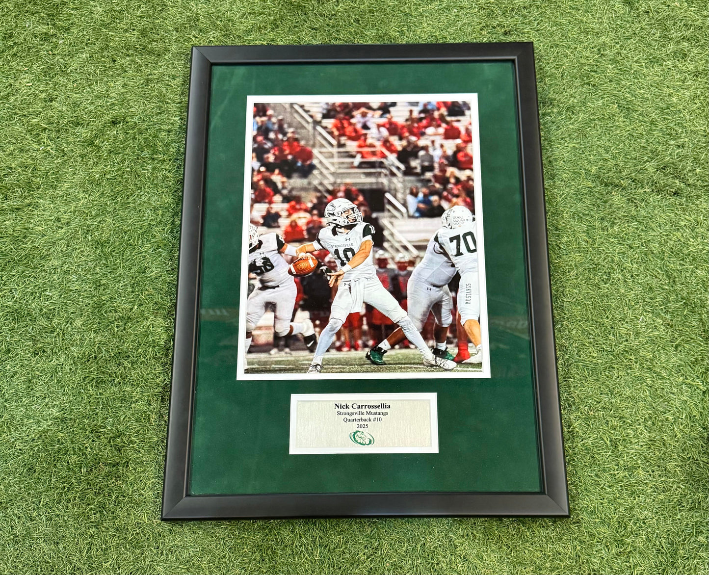 Custom Framed 8x10 photo with Plaque
