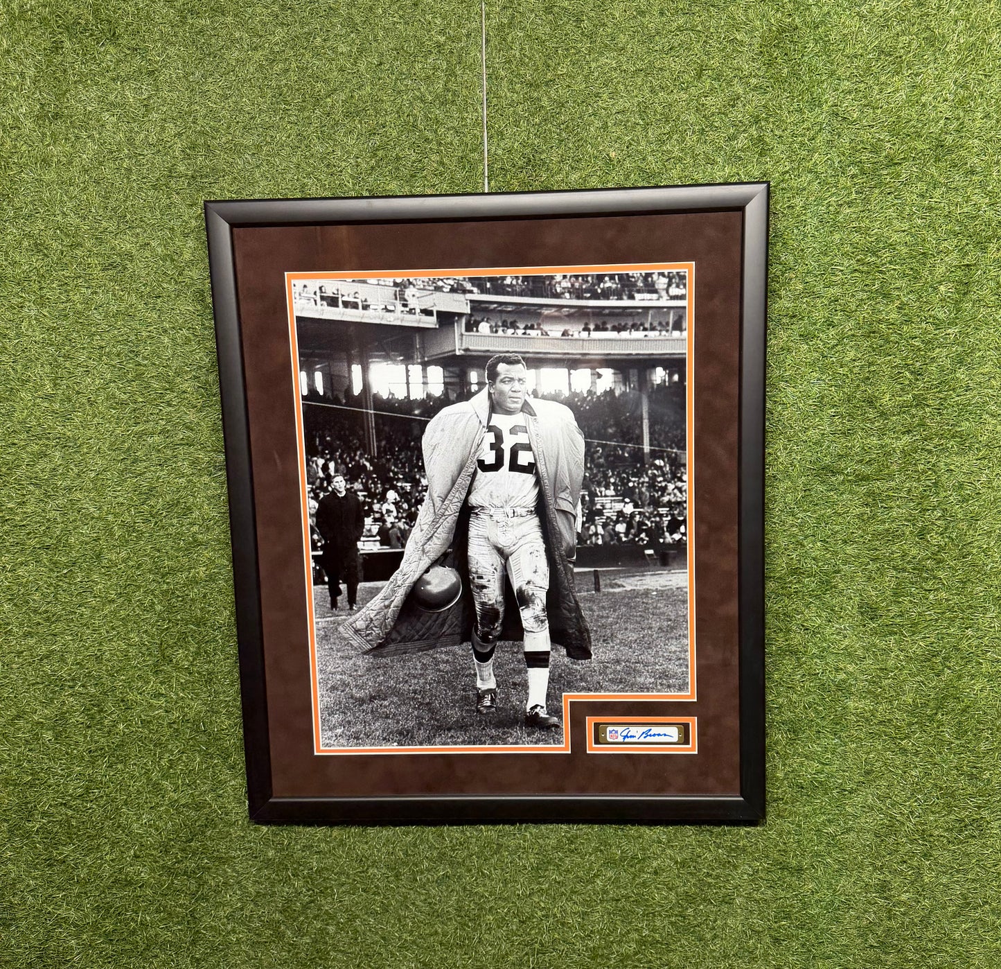 Iconic Jim Brown Custom Frame with Original Insert Auto