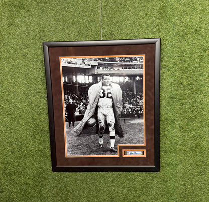 Iconic Jim Brown Custom Frame with Original Insert Auto
