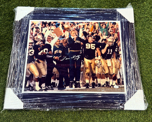 Lou Holtz Autographed 16x20 Framed