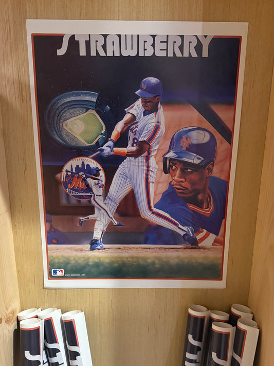 Vintage Darryl Strawberry Poster 18x24