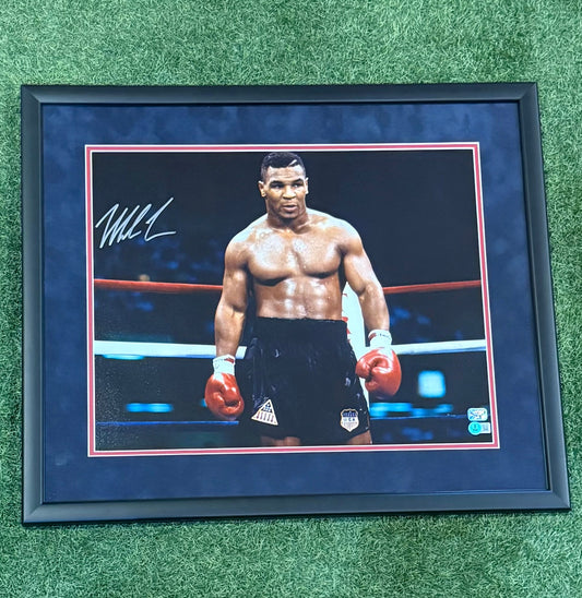 Mike Tyson Autographed Piece