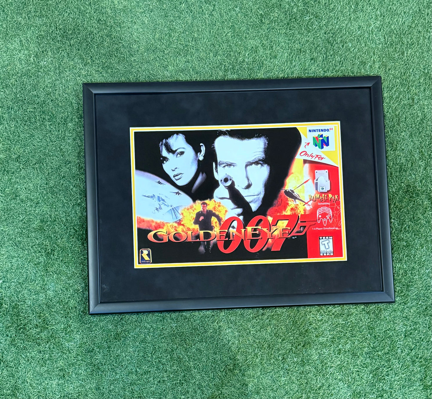 Golden Eye 007 The Video Game Framed Poster