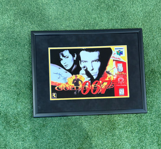 Golden Eye 007 The Video Game Framed Poster