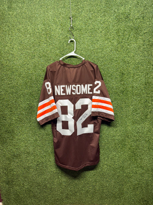 Ozzie Newsome Autographed Browns Jersey