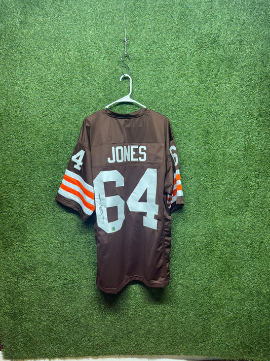 Joe "Turkey" Jones Autographed Browns Jersey