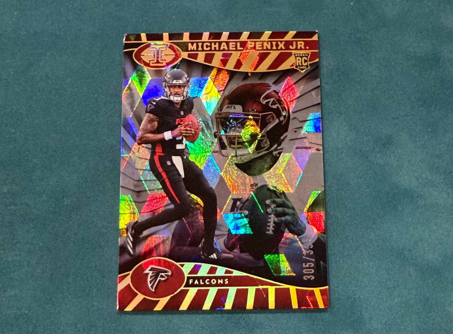 Michael Penix Rookie Card Panini Illusions numbered 305/399