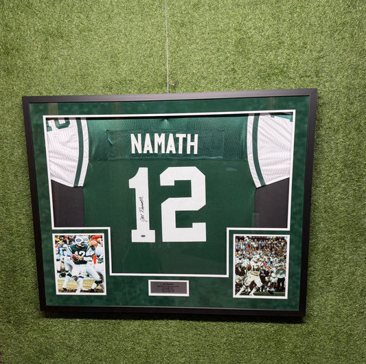 Joe Nameth Autographed Framed Jersey
