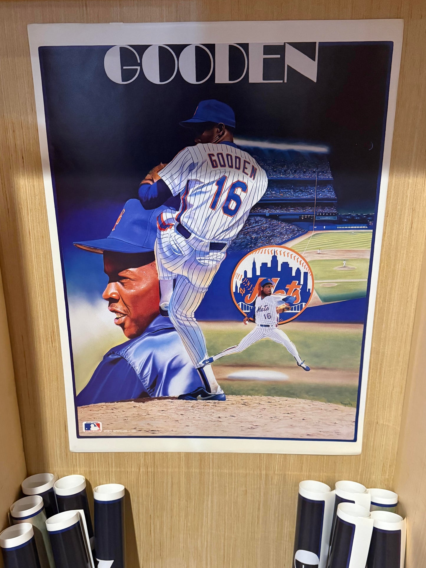 Vintage Dwight Gooden Poster 18x24